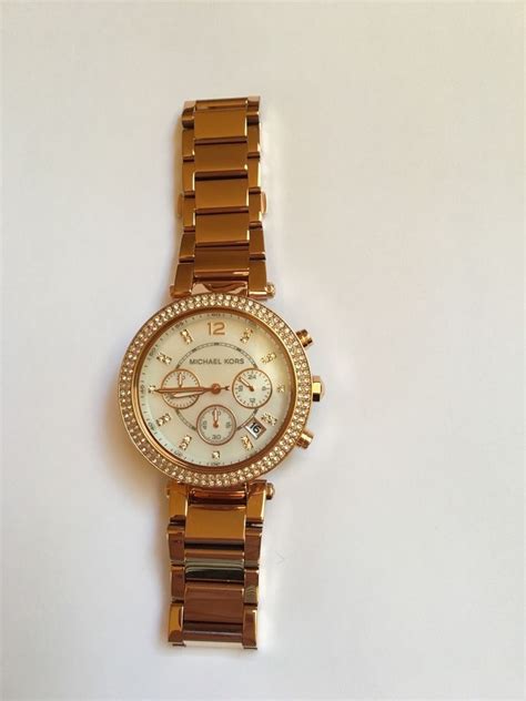 michael kors uhr roségold perlmutt